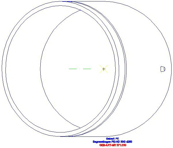 GE PE Segmentbogen 30Gr d250_371.030.16.1_G