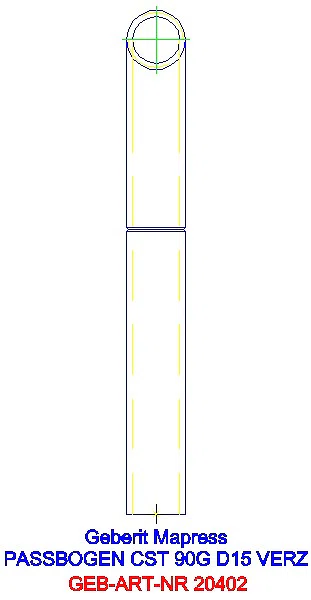 GE Mapress C-Stahl Passbogen 90Gr d15 verzinkt_20402_L