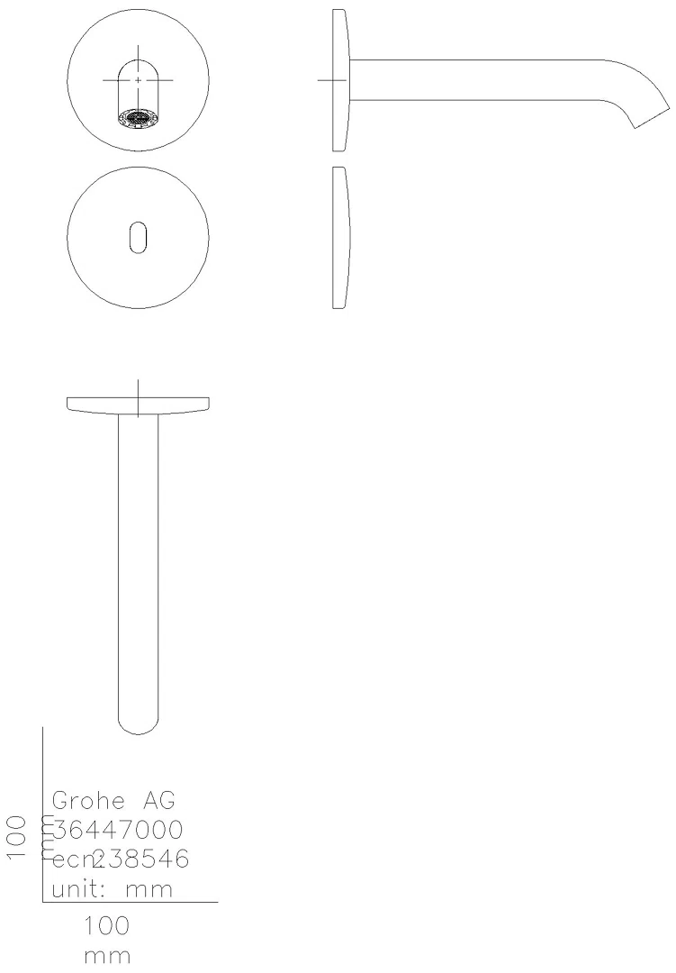 GROHE WT-IR-Elektronik Essence E 36447 ohne Mischung Steckertrafo chrom
