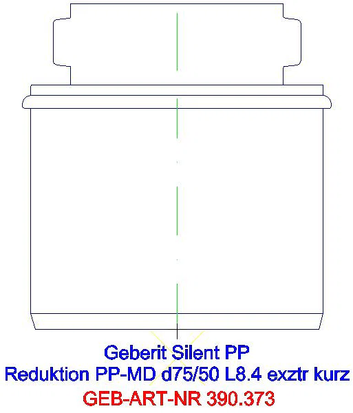 GE Silent-PP Reduktion exzentrisch kurz d75/50_390.373.14.1_A