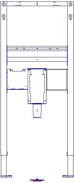 GE Duofix Element f. WT, 112 cm elektr. Standarm. m. UP-Funkt.-Box UP-GV_111556002_A