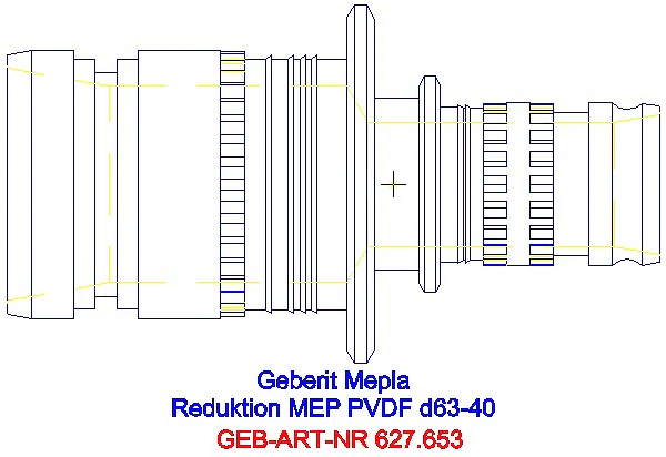 GE Mepla Reduktion PVDF d63-40_627.653.00.5_G
