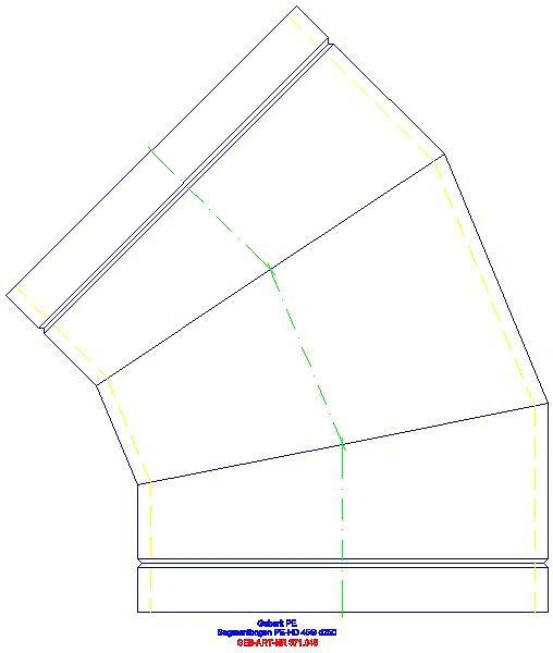 GE PE Segmentbogen 45Gr d250_371.045.16.1_L