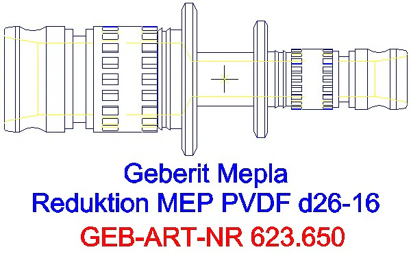 GE Mepla Reduktion PVDF d26-16_623.650.00.5_A