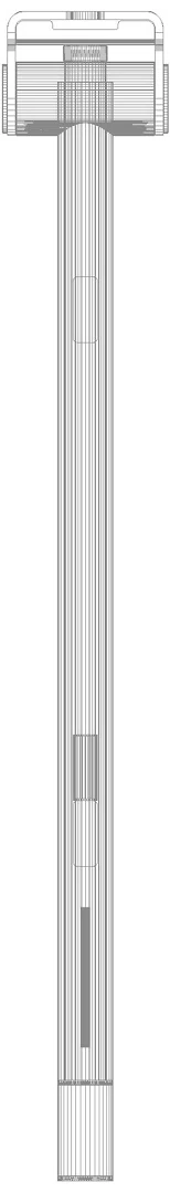 HEWI SK-Griff Duo (A), re, PRH, 700, WC-Spül(Funk), PVD messing gebü.