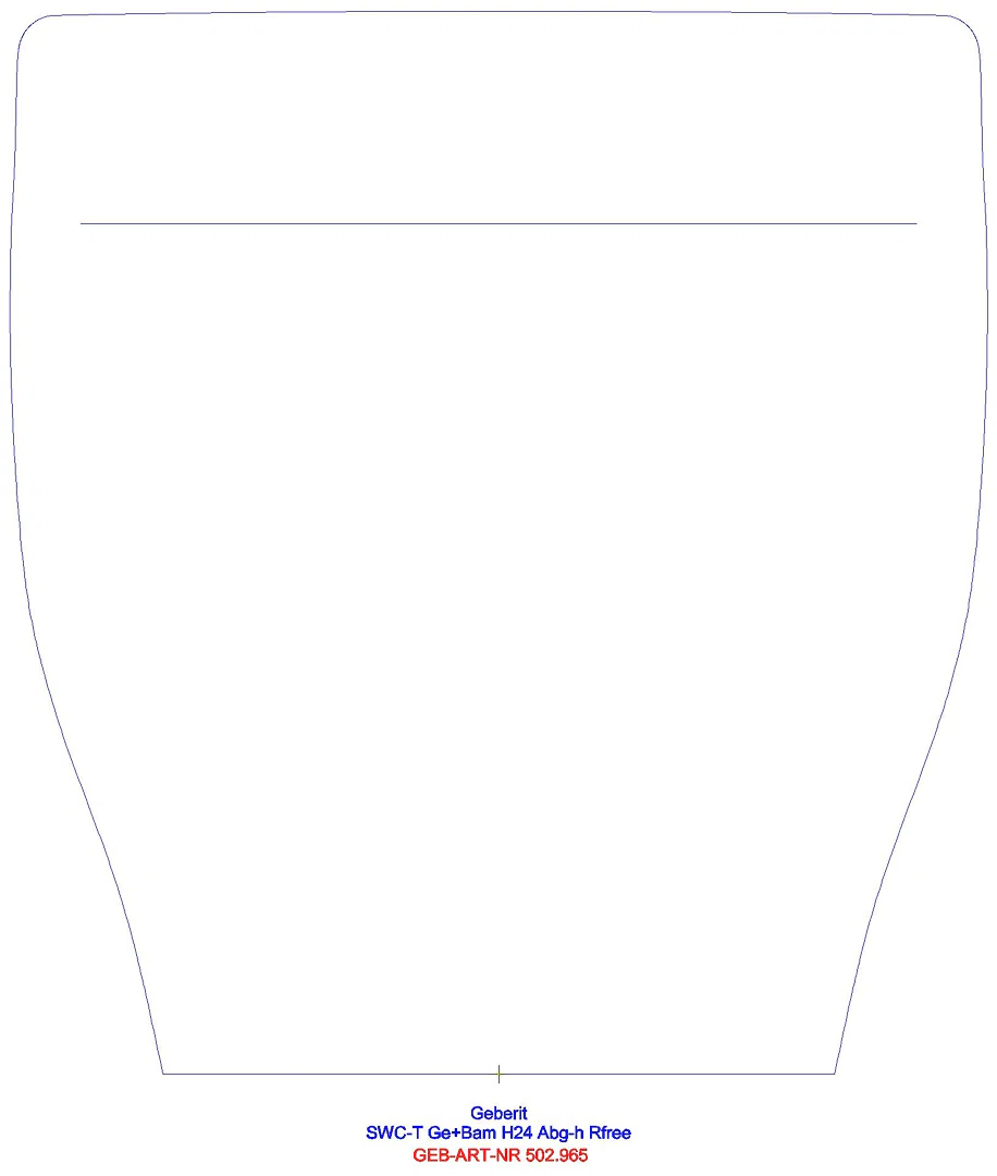Bambini SWC f. Kleinkinder Tiefspüler Rimfree, H:24cm, Rimfree, weiß, KeraTect_ge2f_502965008_a