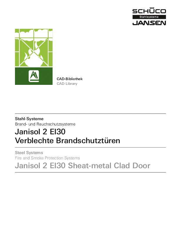 Janisol 2 EI30 - Verblechte Brandschutztür