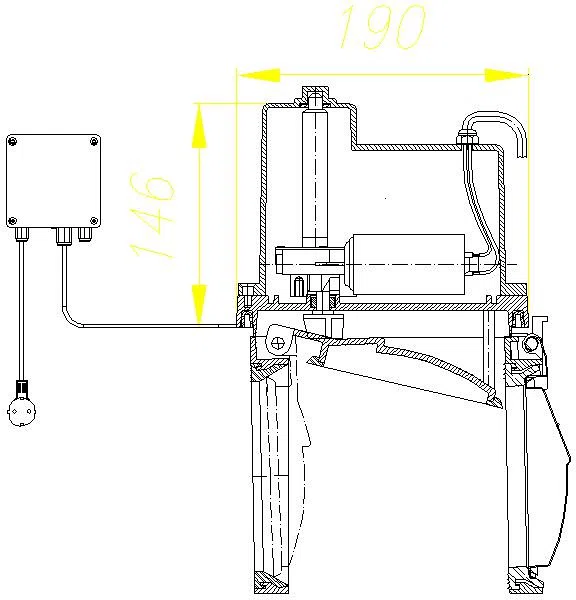 DALLMER Umbausatz Stausafe F, DN 100/DN 125