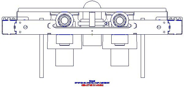 GE Duofix Element f. WT, 112cm Standarm. 2 WZ-Strecken, UP-KH u. Anschl. T-St._111473002_G