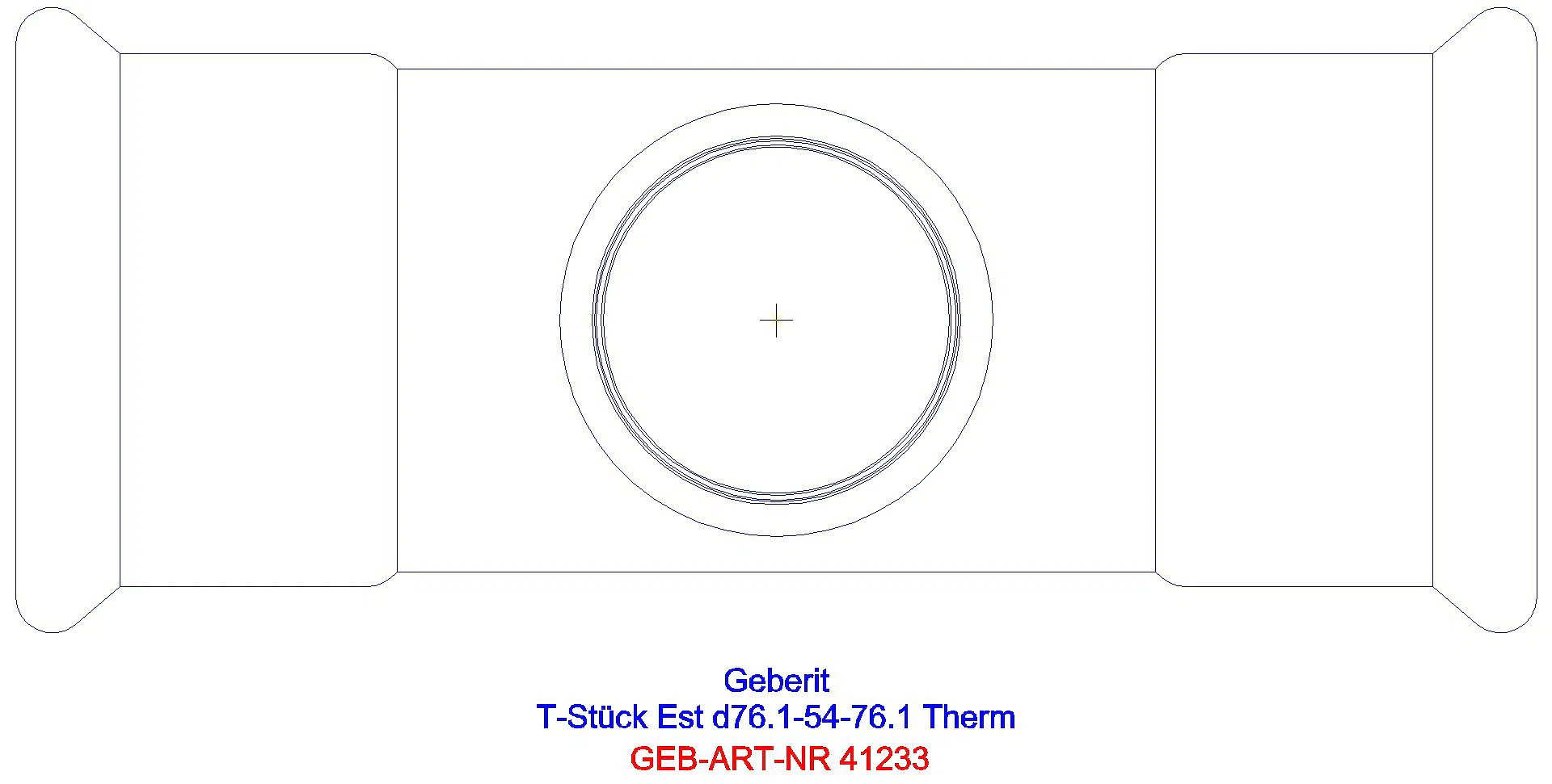 GE Mapress Therm T-Stück reduziert d76,1-35-76,1_41233_g