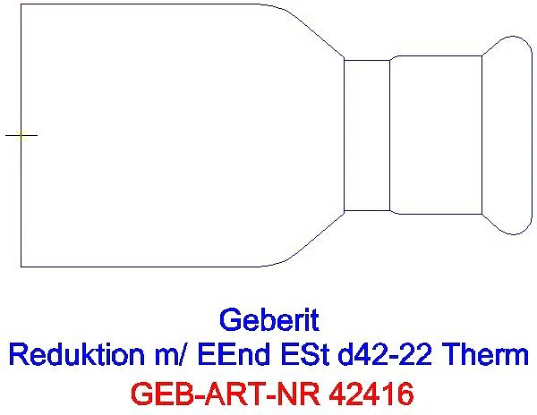 GE Mapress Therm Reduktion mit Einschubende d42-22_42416_L