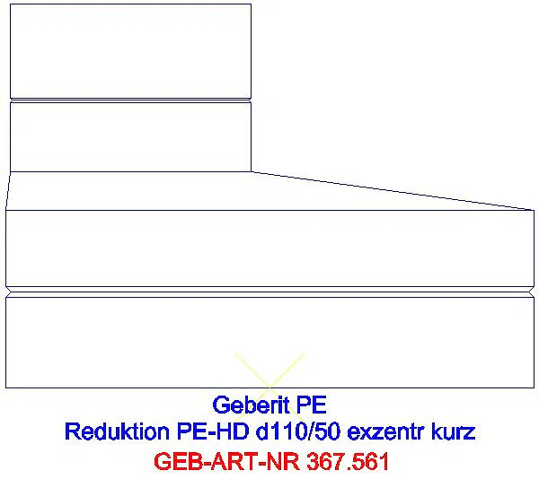 GE PE Reduktion exzentrisch kurzd110/50_367.561.16.1_A