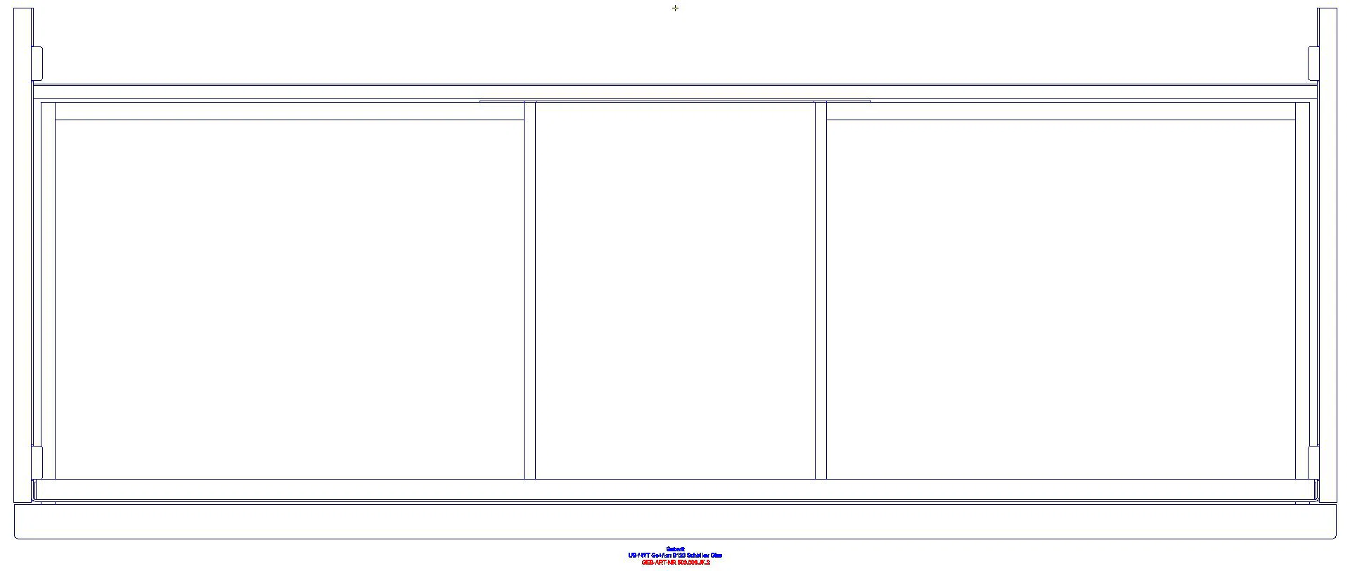 Acanto US für WT B:120cm, 1 Schubl. 1 i.Schubl., lava matt/Glas lava_503006jk2_g