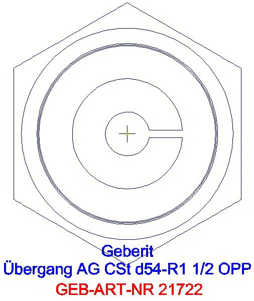 GE Mapress C-Stahl Übergang mit AG d54-R1 1/2 verzinkt_21722_L