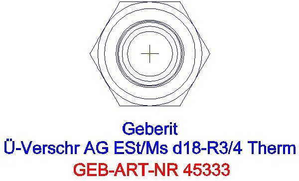 GE Mapress Therm Übergangsverschr. mit AG d18-R3/4_45333_L