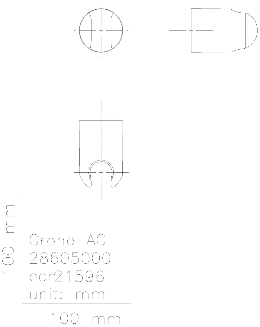 GROHE Wandbrausehalter Tempesta 28605_1 chrom