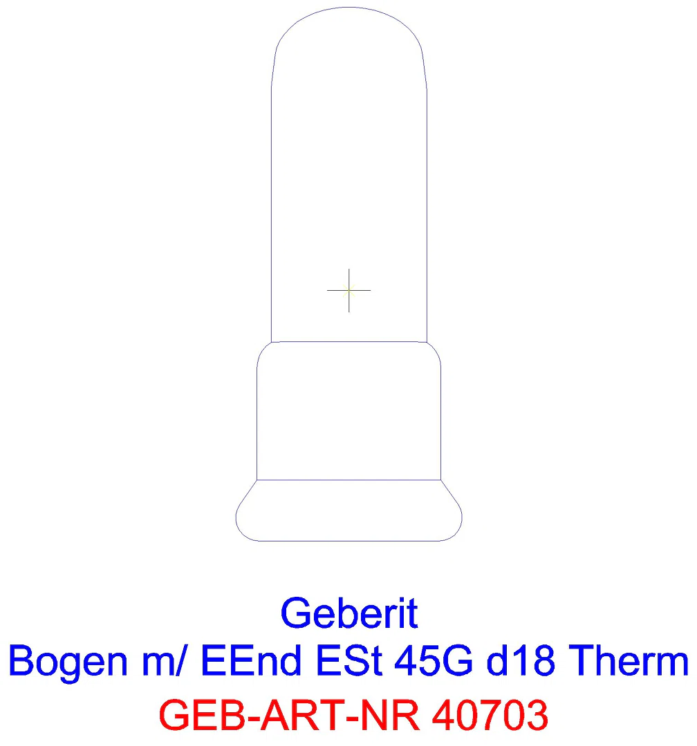 GE Mapress Therm Bogen 45Gr d18 mit Einschubende_40703_g