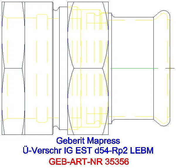 GE Mapress Edelstahl Übergangsverschr. mit IG ÜM aus ESt d54-Rp2_35356_G