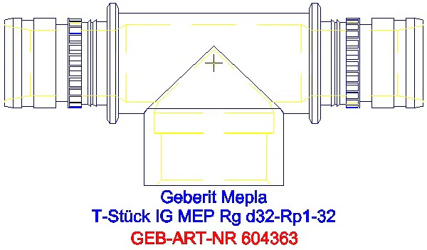 GE Mepla T-Stück mit IG Rg d32-Rp1-32_604.363.00.5_A