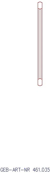GE GIS Montageplatte, für Konsollasten, 31 x 58 cm_461.035.00.1_L