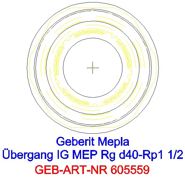 GE Mepla Übergang mit IG Rg d40-Rp1 1/2_605.559.00.5_L