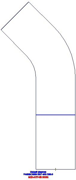 GE Mapress Edelstahl Passbogen 45Gr d88,9_30050_A