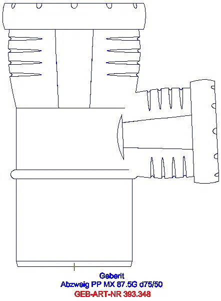 GE Silent-Pro Abzweig 87,5Gr d75/50_393.348.14.1_L