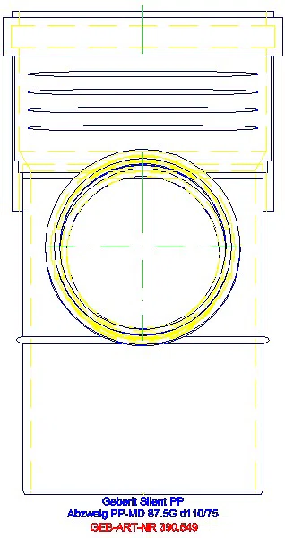 GE Silent-PP Abzweig 87,5Gr d110/75_390.549.14.1_L