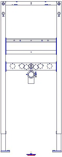 GE DuofixBasic Element f. WT, 112 cm Standarmatur_458404002_A