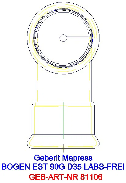GE Mapress Edelstahl Bogen 90Gr d35 (LABS-frei)_81106_L