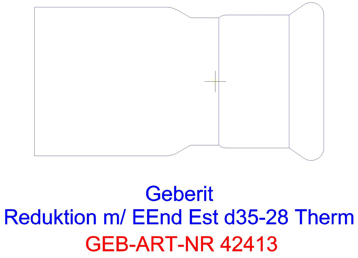 GE Mapress Therm Reduktion mit Einschubende d35-22_42413_l