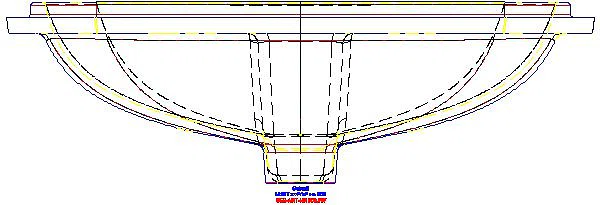 VariForm Unterbau-WT, rechteckig 58x49cm, o. Hl, o. Ül., KeraTect_500.767.00.2_A
