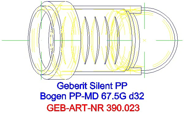 GE Silent-PP Bogen 67,5Gr d32_390.023.14.1_G