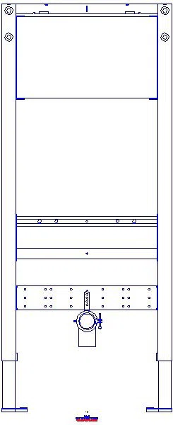 GE Duofix Element f. WT, 112-130 cm Wandarmatur Unterputz_111493002_A