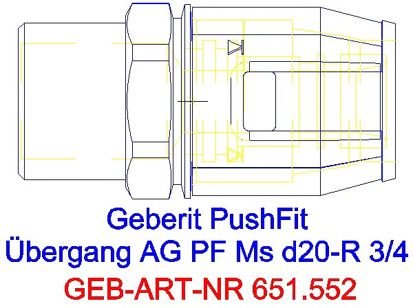 GE PushFit Übergang mit AG Ms d20-R3/4_651.552.00.1_L