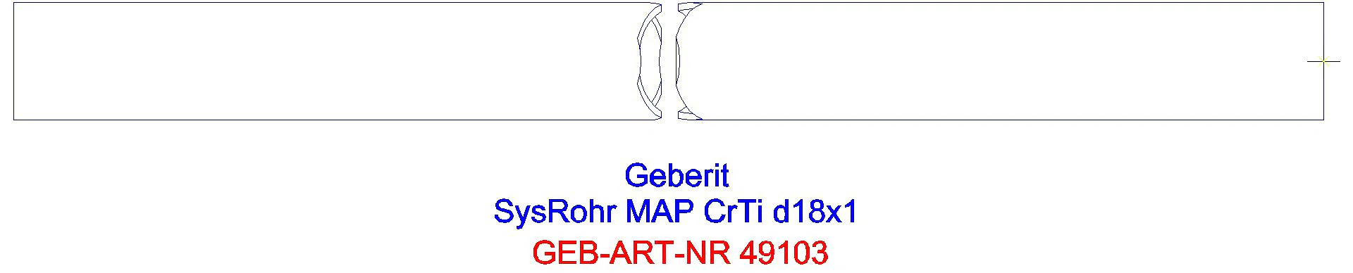 GE Mapress Therm Systemrohr CrTi d15x1 L:6m_49103_l