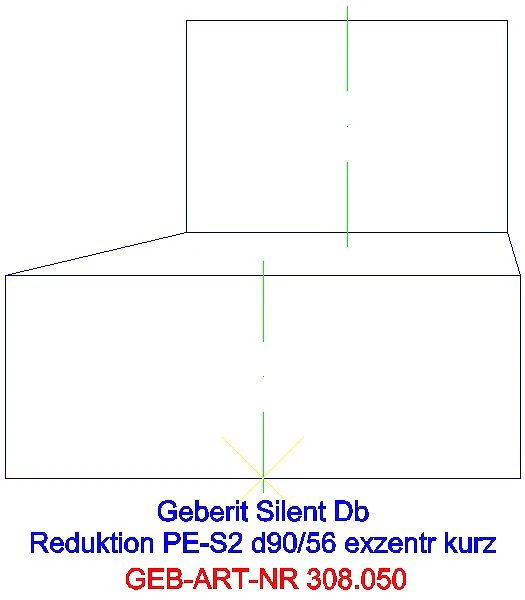 GE Silent-db20 Reduktion exzentrisch kurz d90/56_308.050.14.1_A