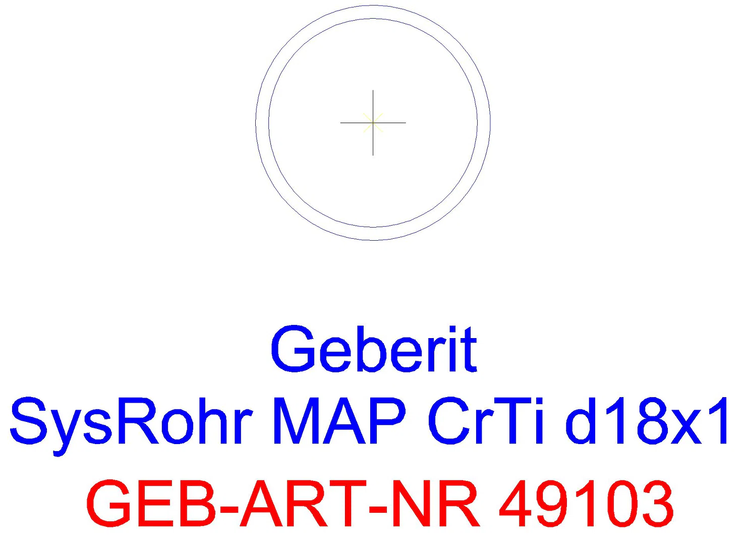 GE Mapress Therm Systemrohr CrTi d15x1 L:6m_49103_a