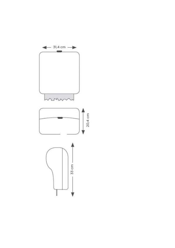 CWS NovocleanProfessional Paperroll