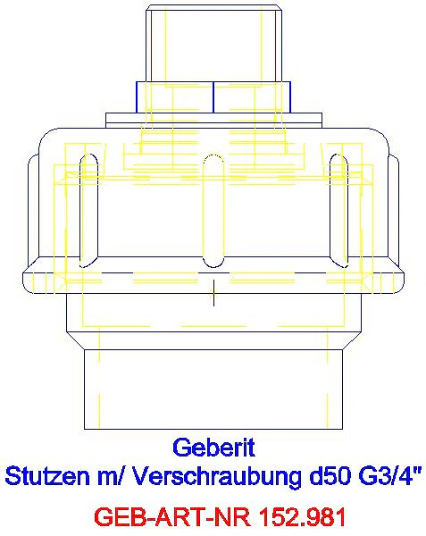 GE Übergangsstutzen mit AG und Verschraubung d50 G3/4"_152.981.00.1_A