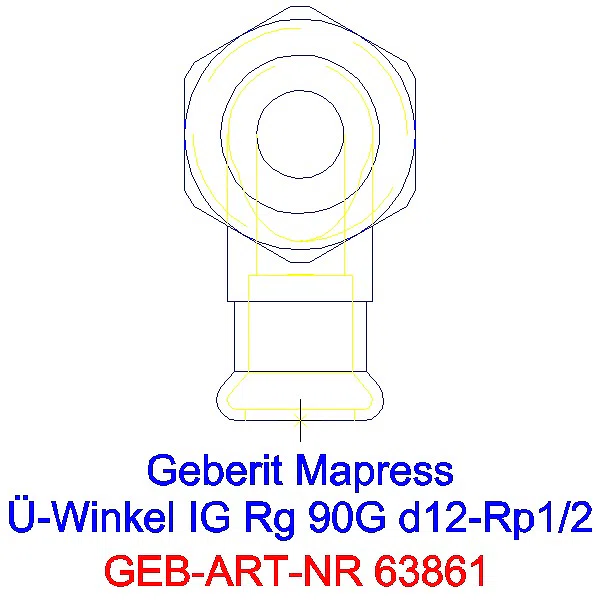 GE Mapress Kupfer Übergangswinkel 90Gr mit IG Rg d12-Rp1/2_63861_L