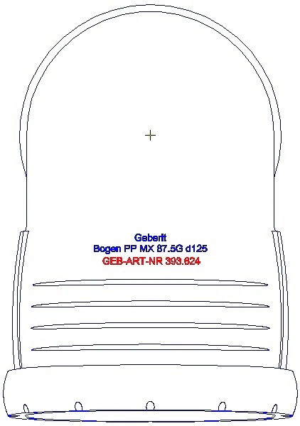 GE Silent-Pro Bogen 87,5Gr d125mm_393.624.14.1_G