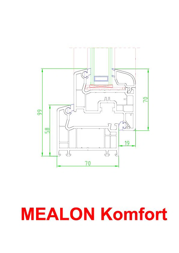 Kunststoff-Fenster MEALON KOMFORT