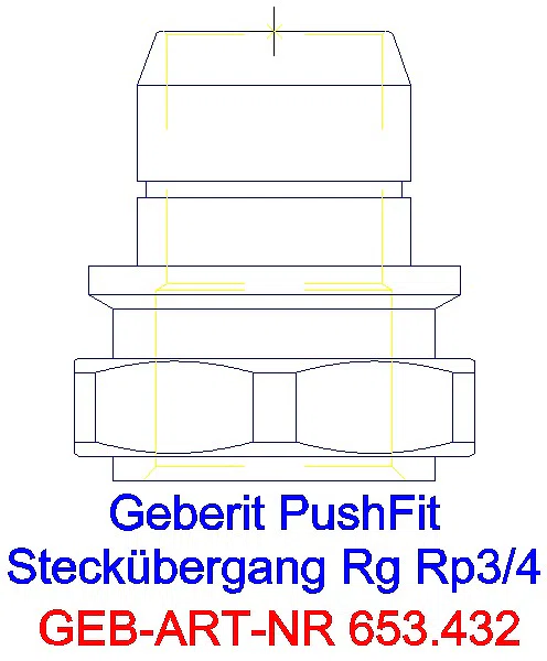 GE Übergang auf Verteiler mit Steckanschluss IG Rg Rp3/4_653.432.00.1_G