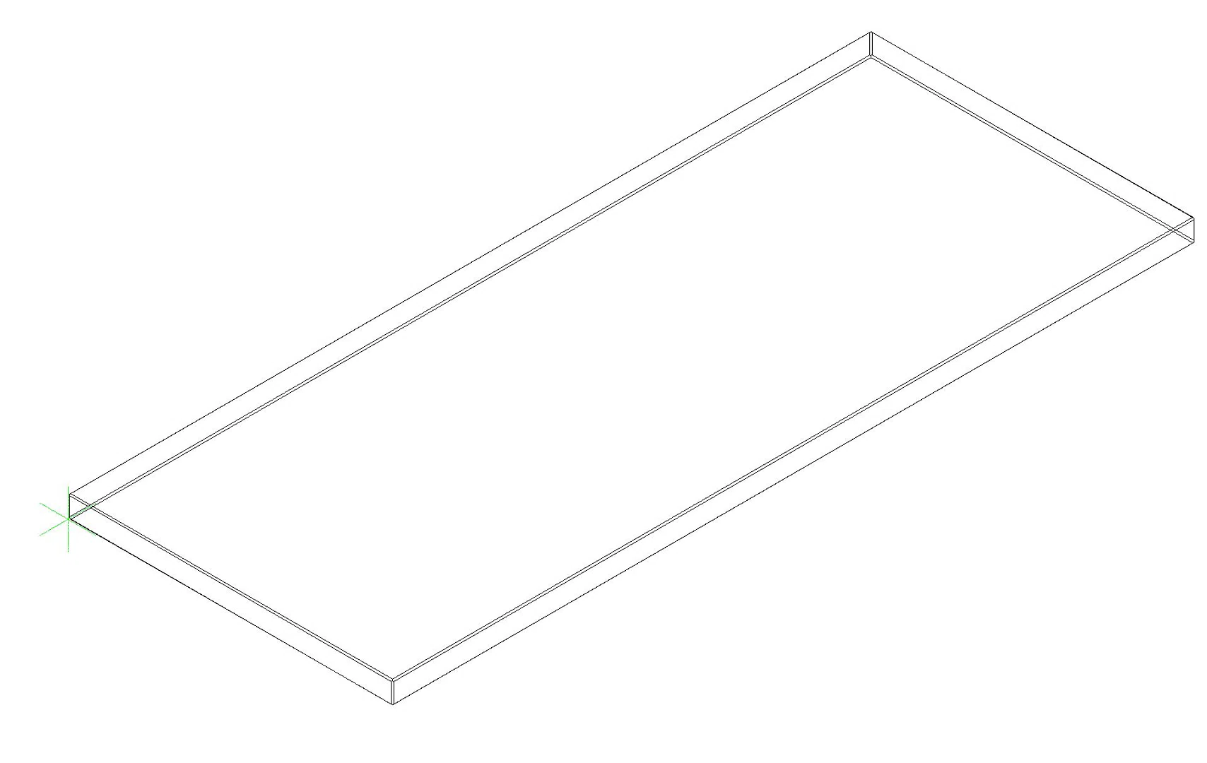 HEWI Glasplatte Ser 477 aus Klarglas, 287mm breit