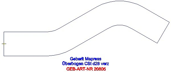 GE Mapress C-Stahl Überbogen d28 verzinkt_20805_A