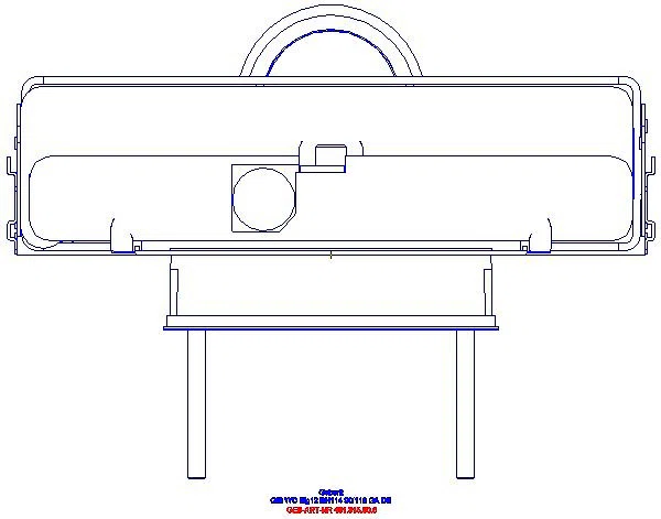 GE GIS Element f. WWC, 114 cm, mit Sigma UP-SPK 12 cm, f. Geruchsabsaugung/Abluft_461315006_G