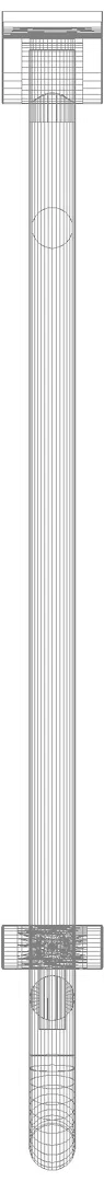 HEWI mobiler Stützklappgriff,drehbar, L:850mm, mit Bodenstütze stahlblau