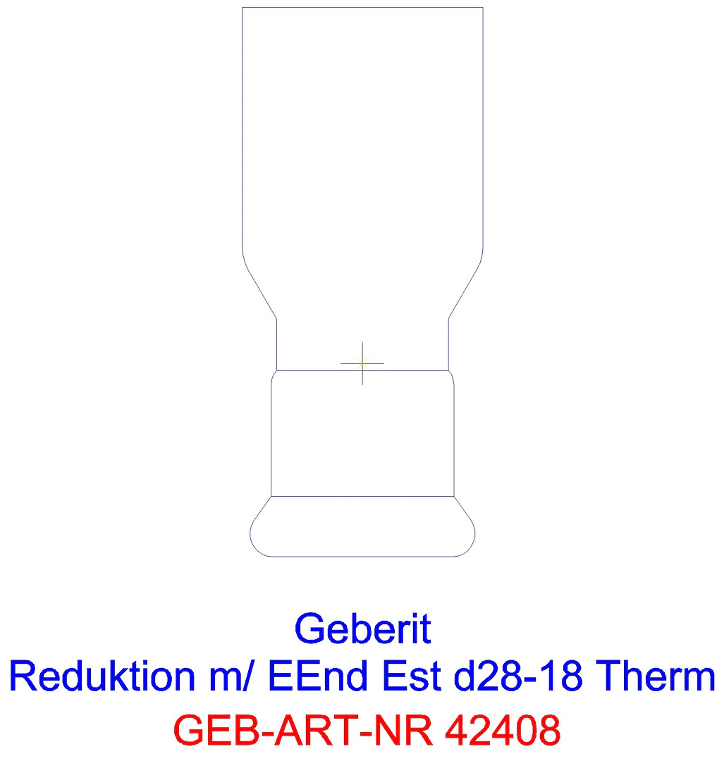GE Mapress Therm Reduktion mit Einschubende d28-15_42408_g