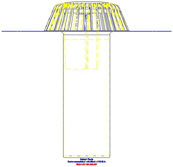 GE Dachwassereinlauf mit Anschlussblech d110 6L/s_359.037.00.1_A